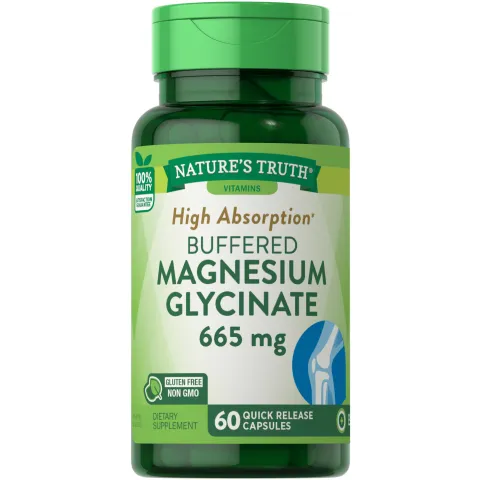 Nature’s Truth® Магнезиев Глицинат 120 mg (60 бързо освобождаващи се капсули)