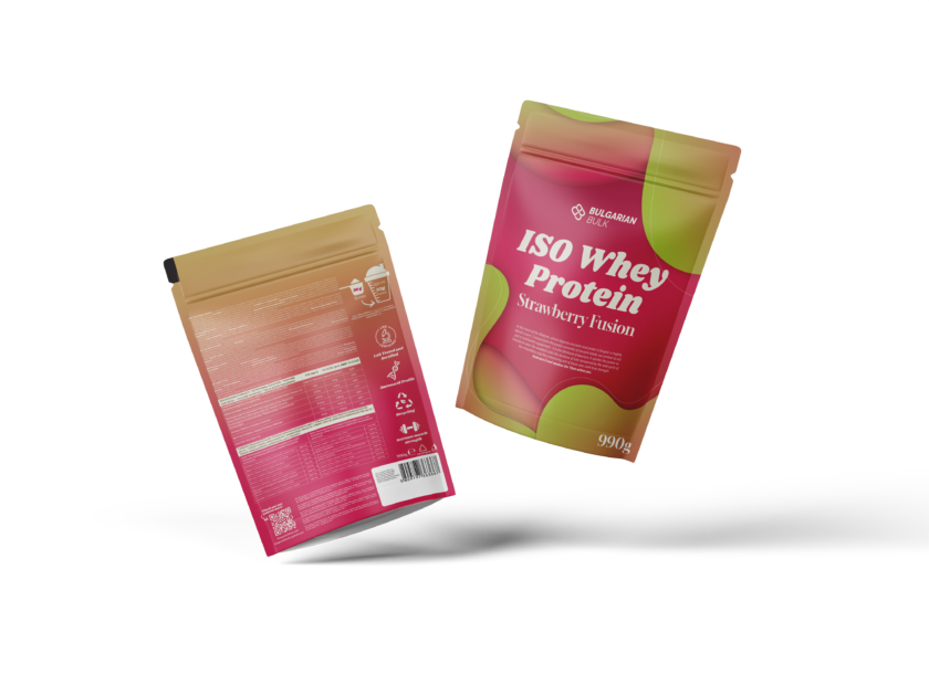 ISO Whey Protein – Strawberry Fusion (990g) Old School - Image 2