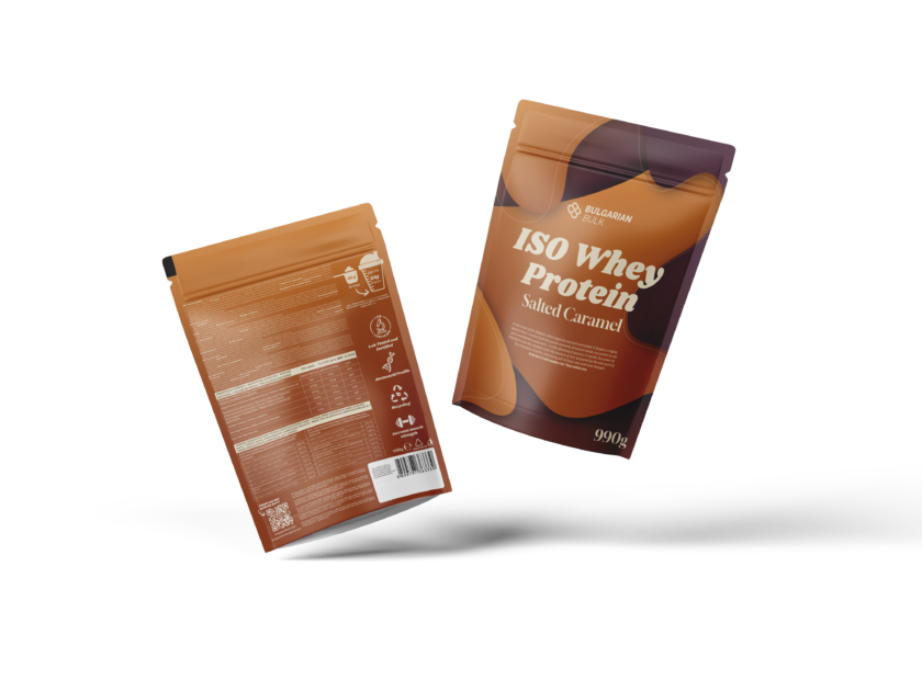 ISO Whey Protein – Salted Caramel (990g) Old School - Image 3