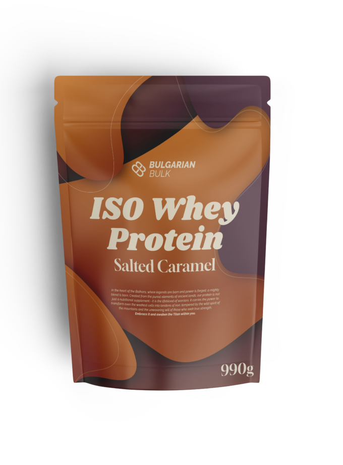 ISO whey protein salted caramel 990g