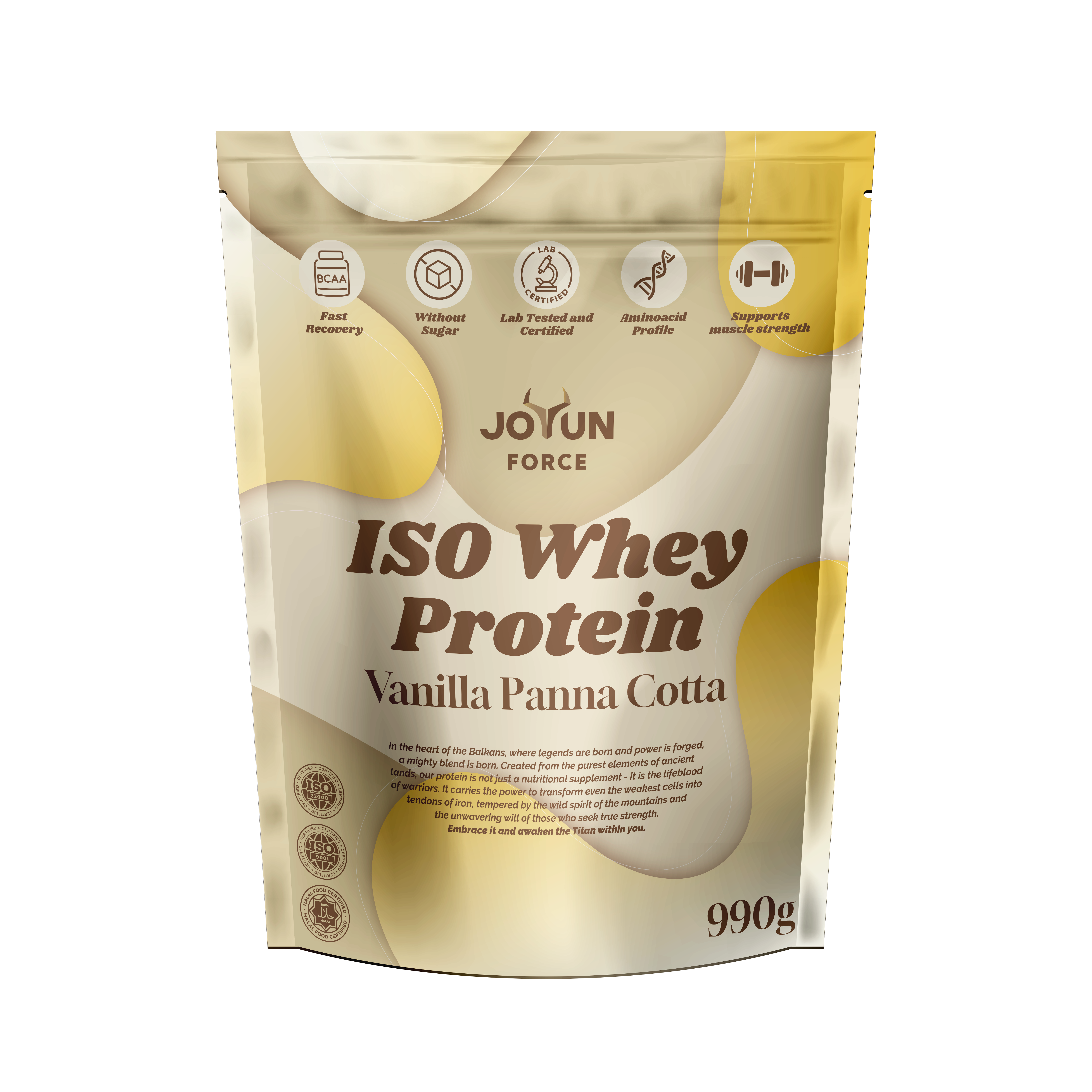 ISO Whey Protein Vanilla Panna Cotta 990g