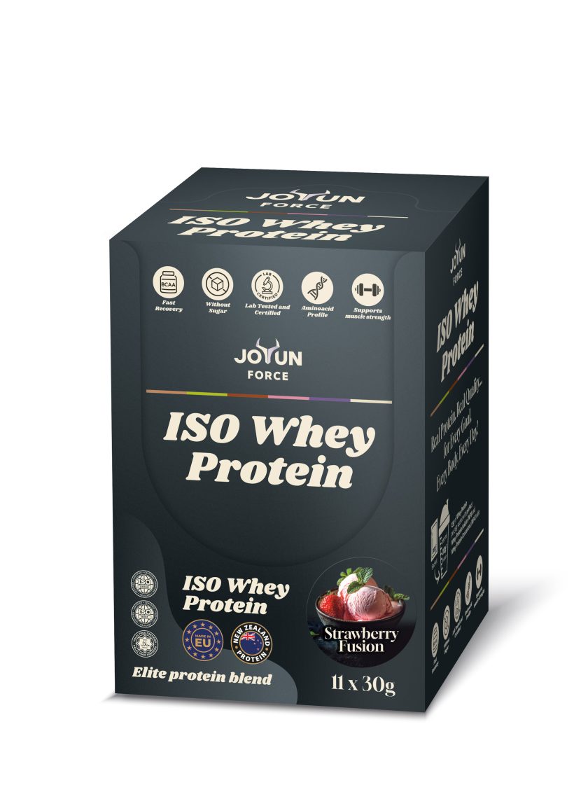 ISO Whey Protein – Strawberry Fusion (11x30g) - Image 4