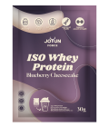 Jotun Force ISO Whey Protein in Blueberry Cheesecake flavor – premium whey supplement packaging