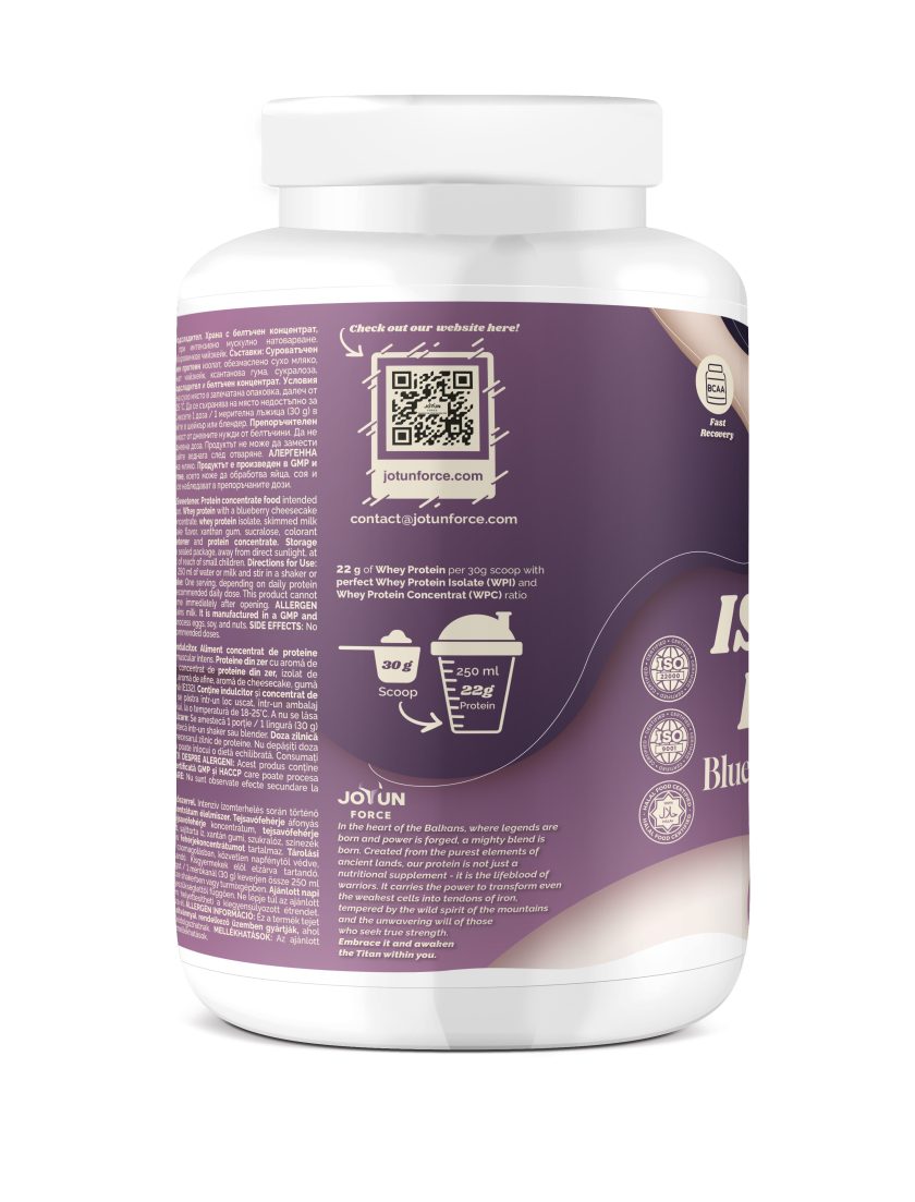 ISO Whey Protein - Blueberry Cheesecake (2010g) - Image 3